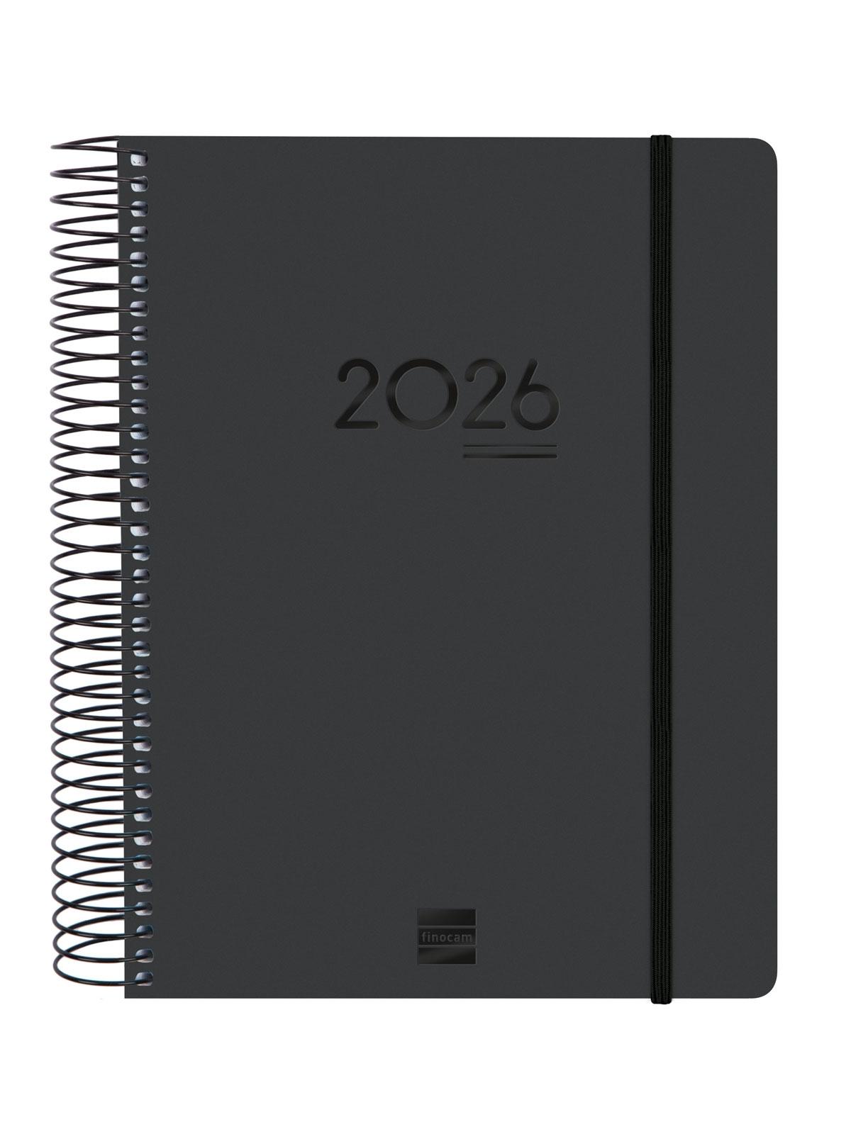 Finocam Agenda Escolar 16 Meses Ikon E10 1 Dia Página 26-27 Negro Internacional