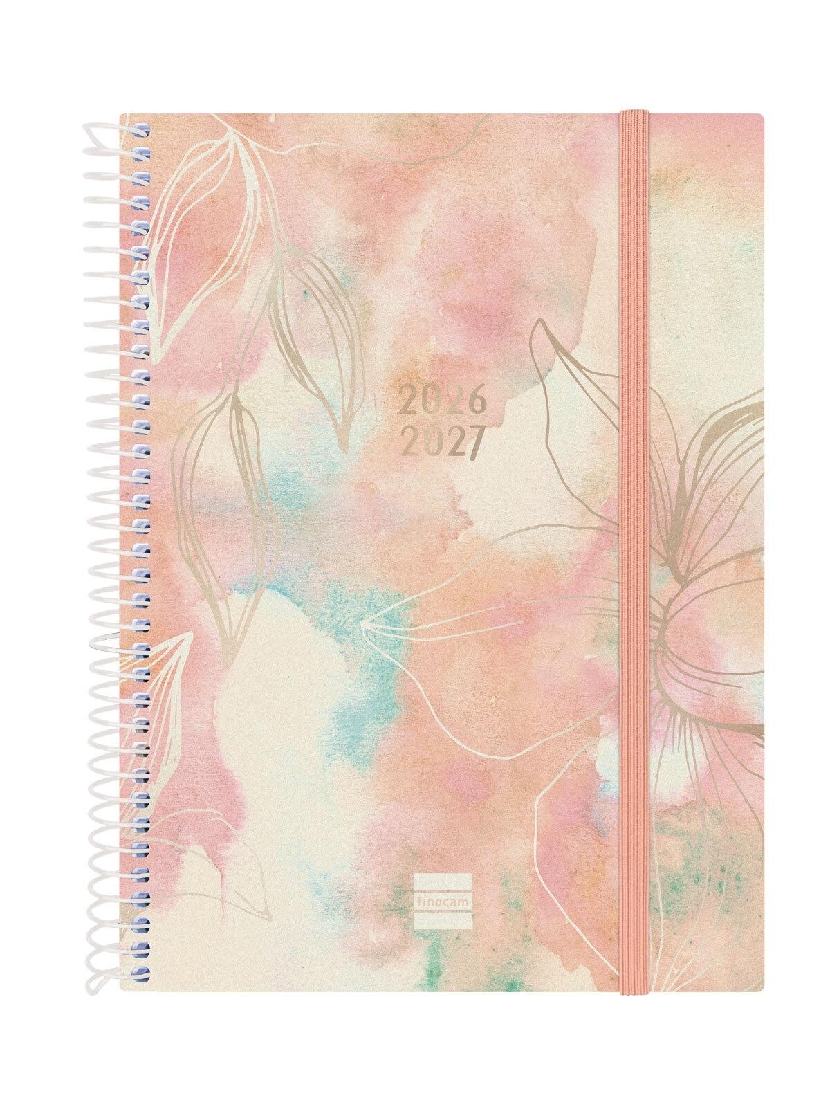 Finocam Agenda Escolar 18 Meses Espiral E10 Semana Vista Horizontal 26-27 Pretty Internacional