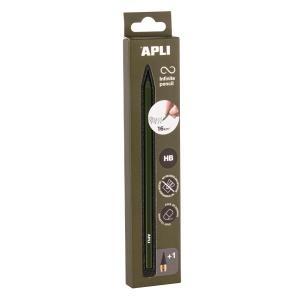 Apli Lápiz Infinito HB Verde Oliva