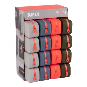 Apli Neon Estuche Silicona Rectangular