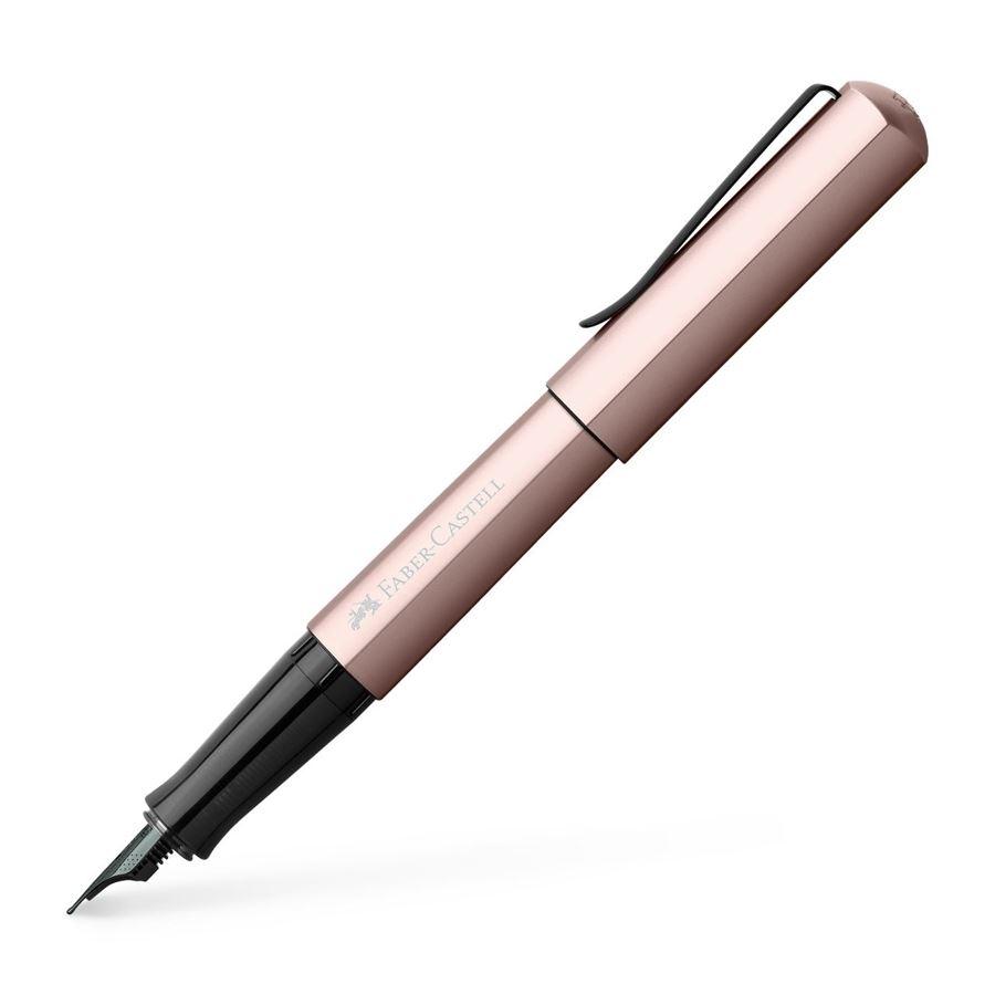Faber Castell Pluma Estilográfica Hexo Azul M