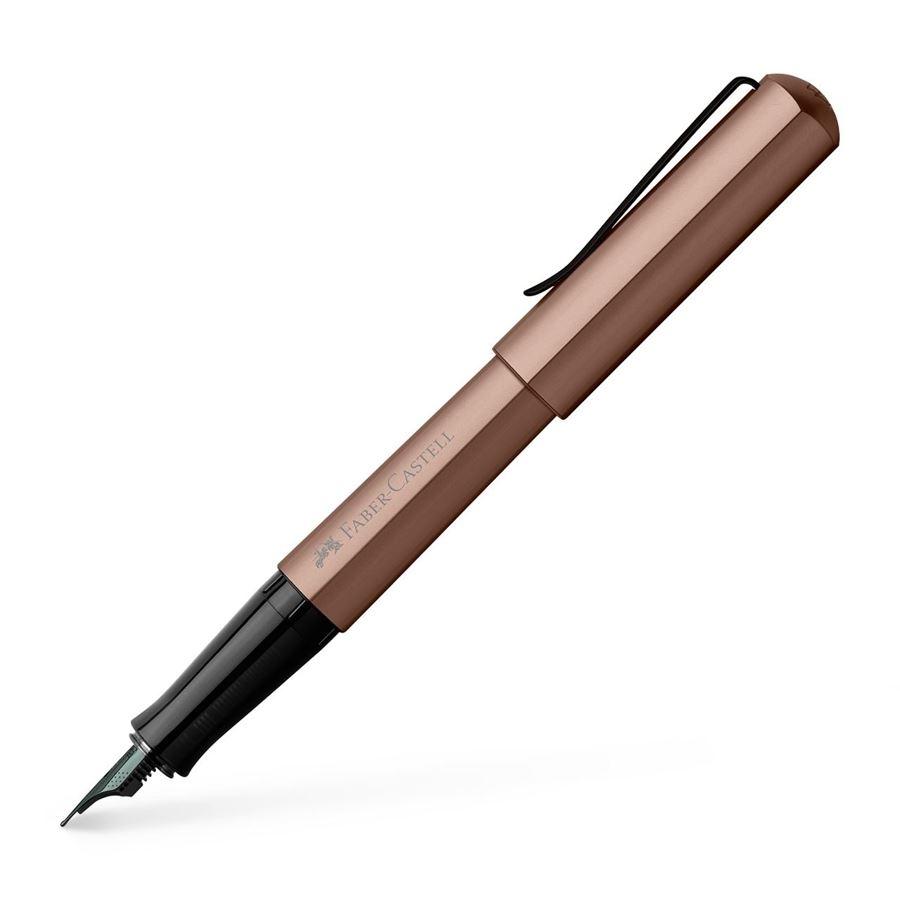 Faber Castell Pluma Estilográfica Hexo Bronce M