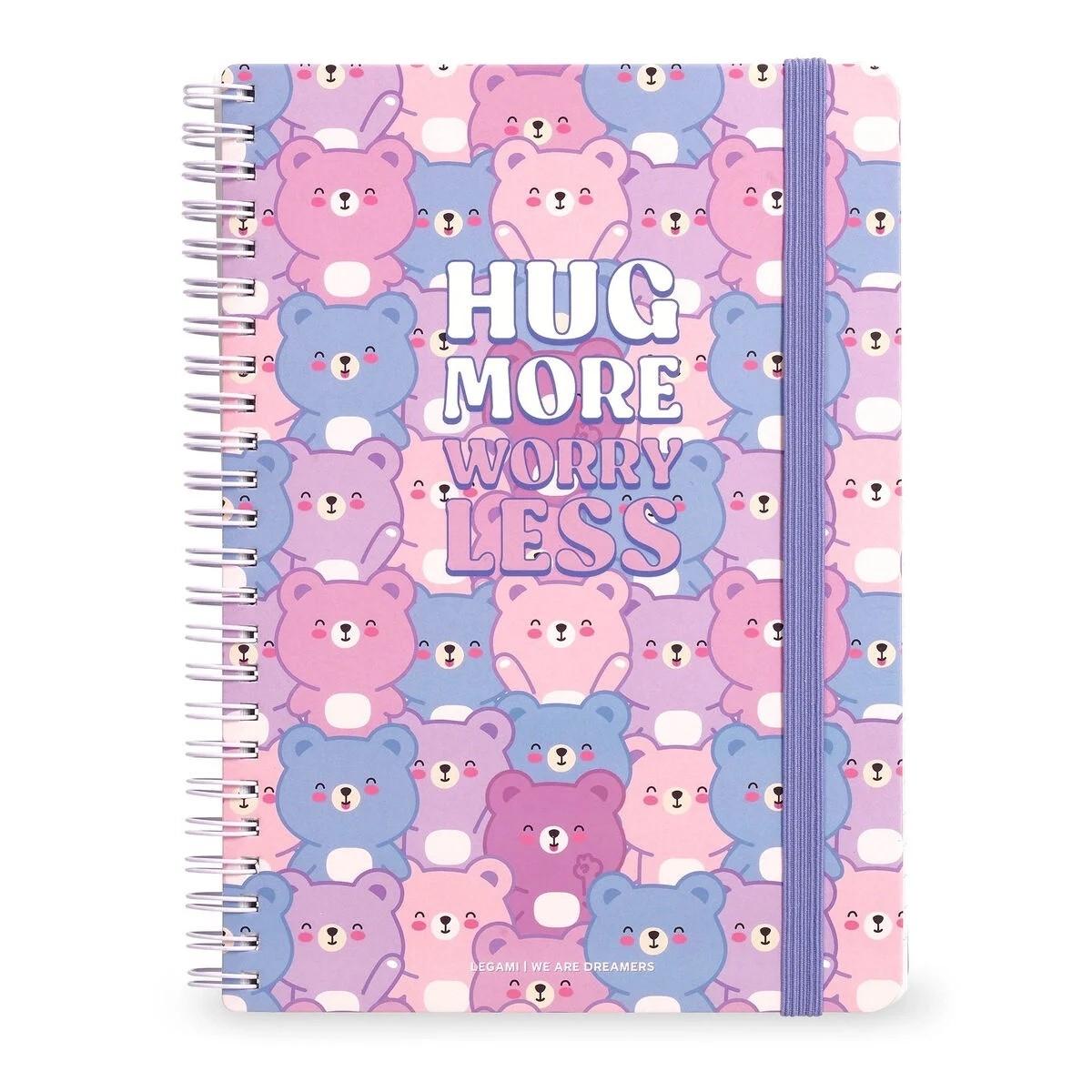 Legami Libreta Espiral A4 Rayado Portada Rígida Teddy Bear
