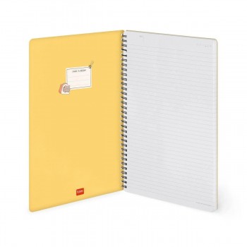 Legami Libreta Espiral A4 Rayado Portada Rígida Sushi Cat