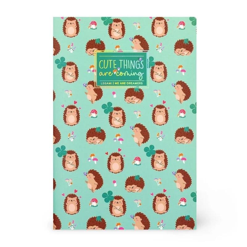 Legami Libreta Grapada A5 Rayado Portada Rígida Hedgehog