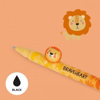 Legami Lovely Friends Bolígrafo Gel Naranja Lion