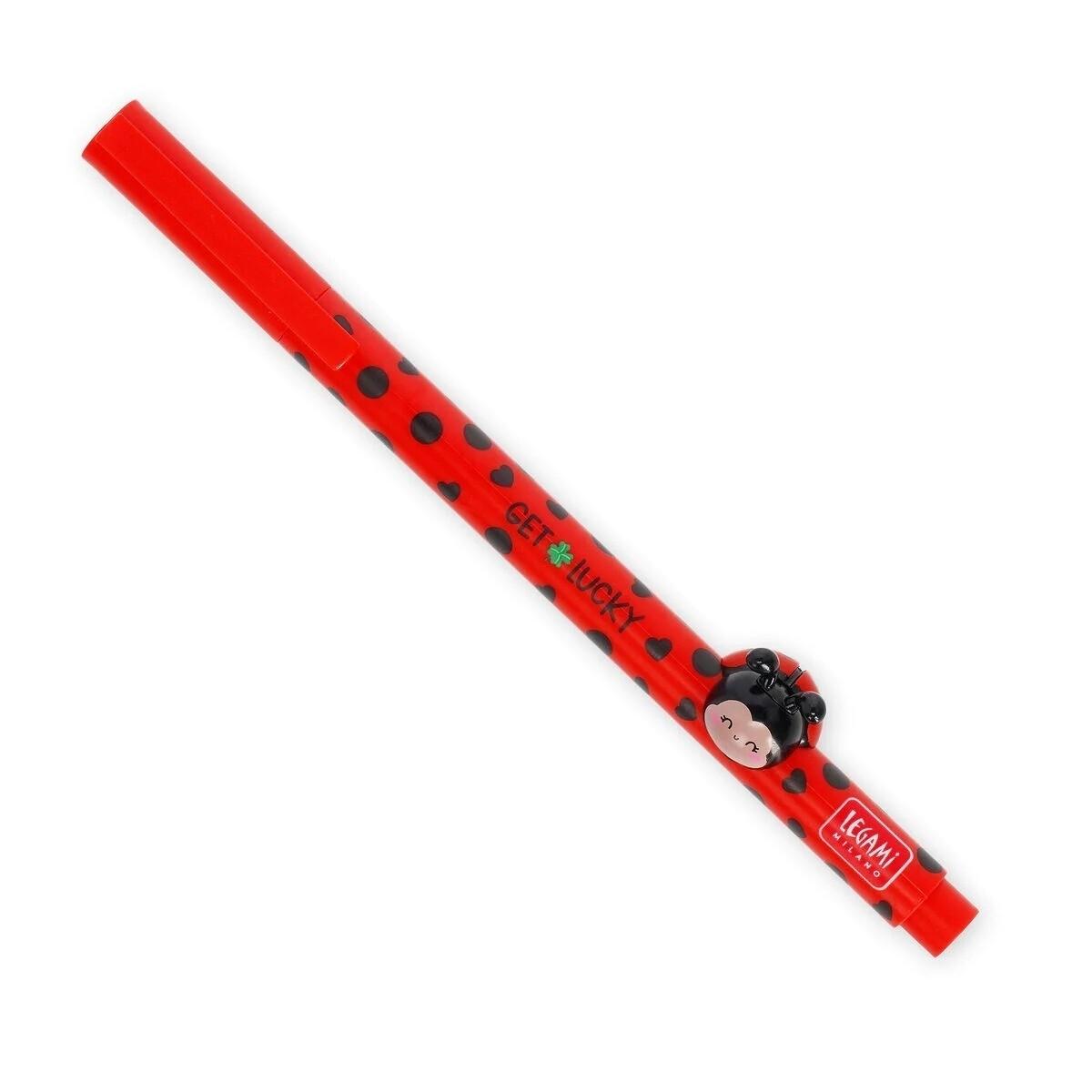 Legami Lovely Friends Bolígrafo Gel Rojo Ladybug