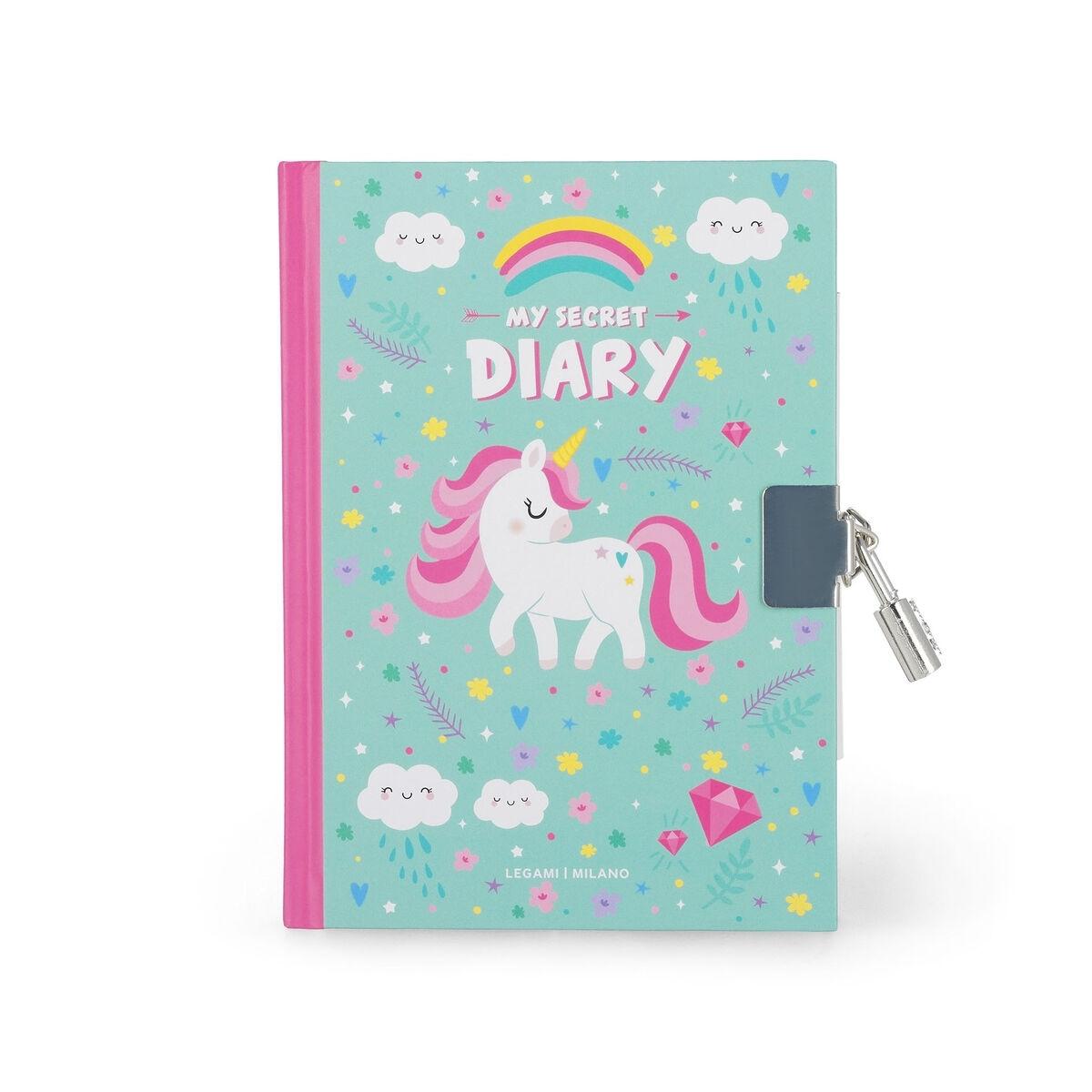 Legami Diario Secreto Candado Unicorn