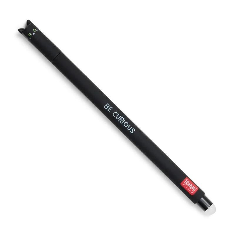 Legami Bolígrafo Gel Borrable 0,7mm Negro Kitty