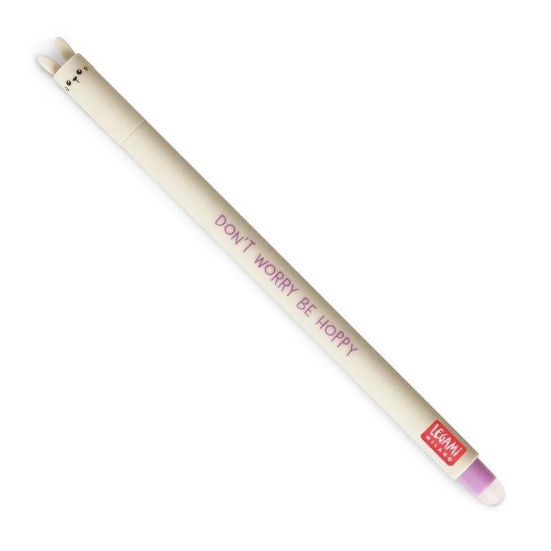 Legami Bolígrafo Gel Borrable 0,7mm Lila Bunny