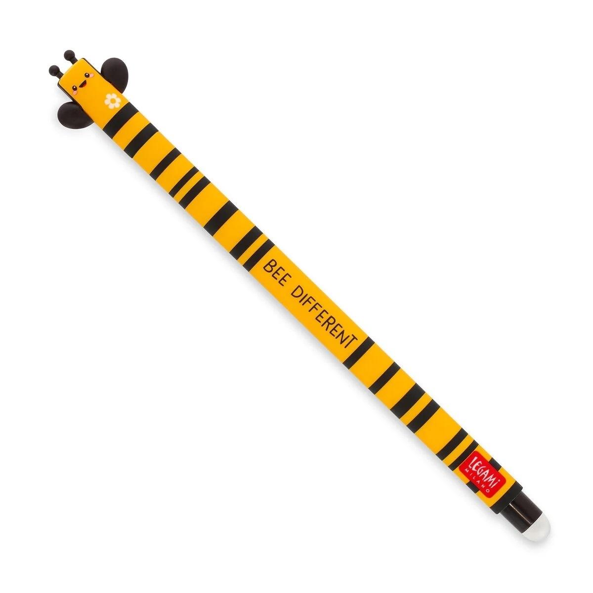 Legami Bolígrafo Gel Borrable 0,7mm Negro Bee