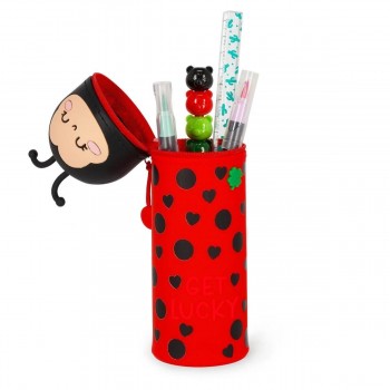 Legami Kawaii Estuche 2 en 1 Silicona Ladybug