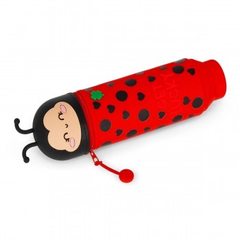 Legami Kawaii Estuche 2 en 1 Silicona Ladybug