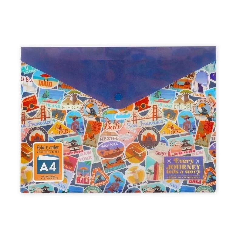 Legami Fold & Order Carpeta Documentos Travel