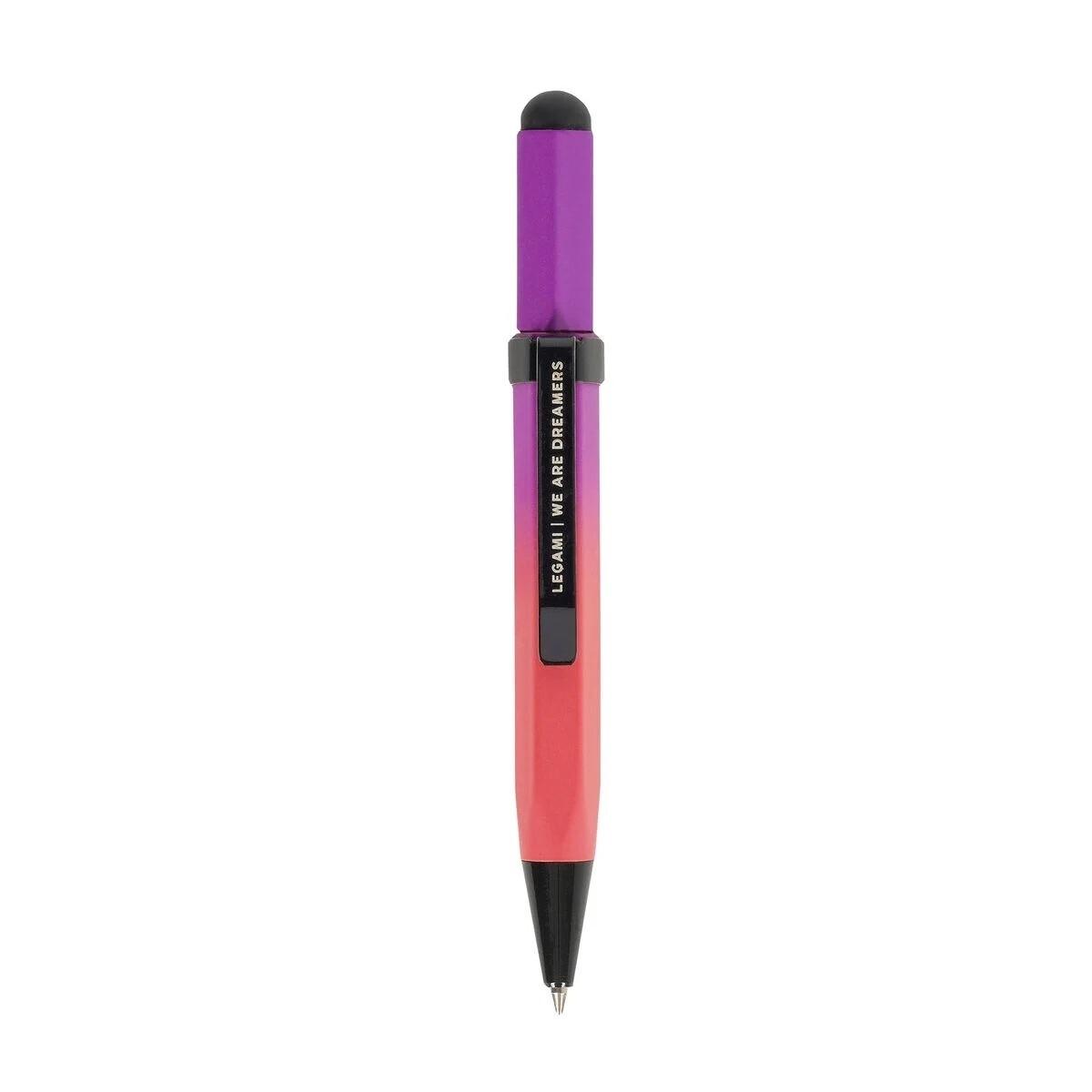 Legami Mini Bolígrafo Con Goma Pantalla Táctil Rosa Gradient