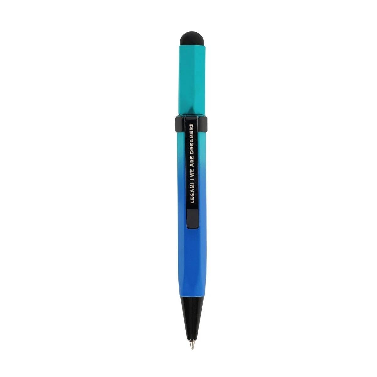 Legami Mini Bolígrafo Con Goma Pantalla Táctil Azul Gradient