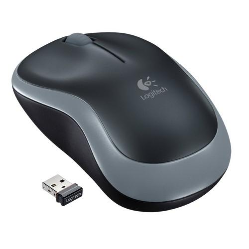Logitech M185 Ratón Óptico Inalámbrico Gris