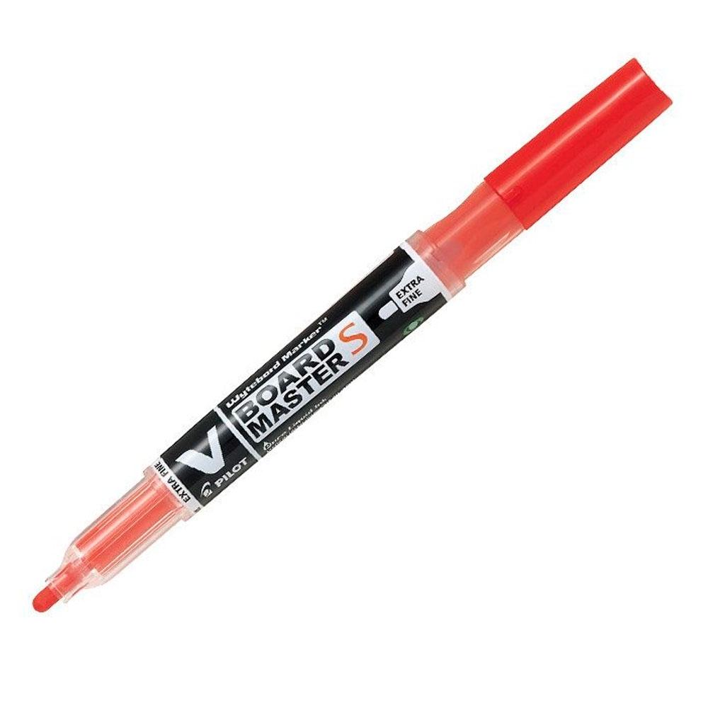 Pilot V-Board Master S Rotulador Pizarra Blanca Punta Extrafina 1,3 mm Rojo
