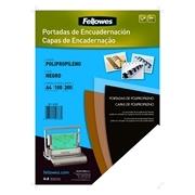 Fellowes Tapas Encuadernacion A4 Polipropileno 280" Negro