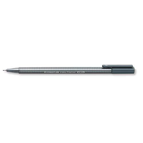 Staedtler Triplus Fineliner Rotulador Punta Fina 0,3 mm Gris