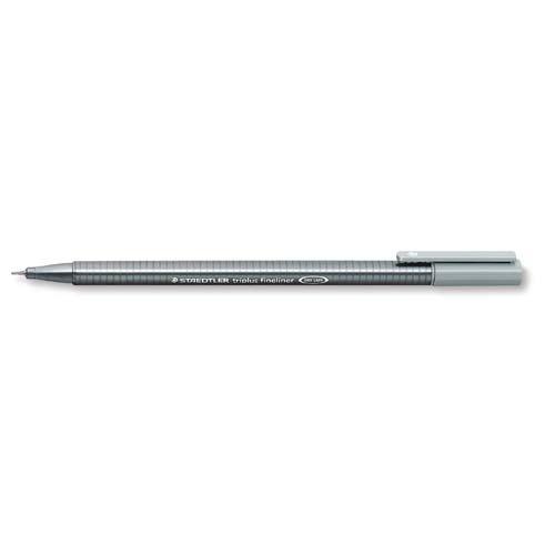 Staedtler Triplus Fineliner Rotulador Punta Fina 0,3 mm Plata
