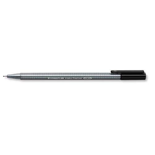 Staedtler Triplus Fineliner Rotulador Punta Fina 0,3 mm Negro
