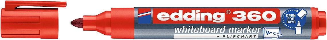 Edding 360 Rotulador Pizarra Blanca Punta 3 mm Rojo