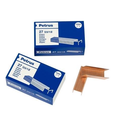 Petrus Nº27 23/13 Grapas Cobreadas (1000 ud.)