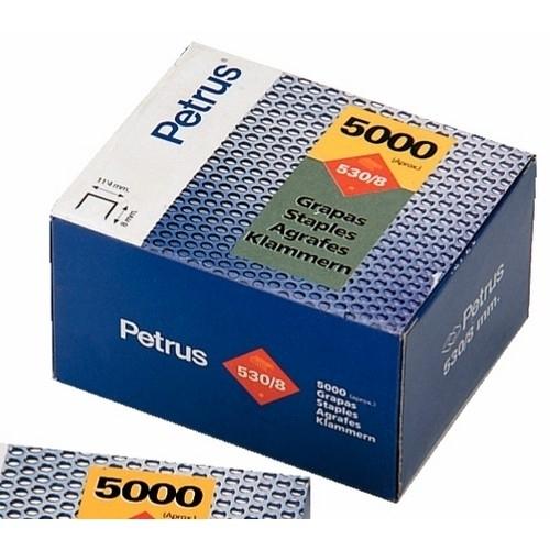 Petrus 530/8 Grapas Cobreadas (5000u)