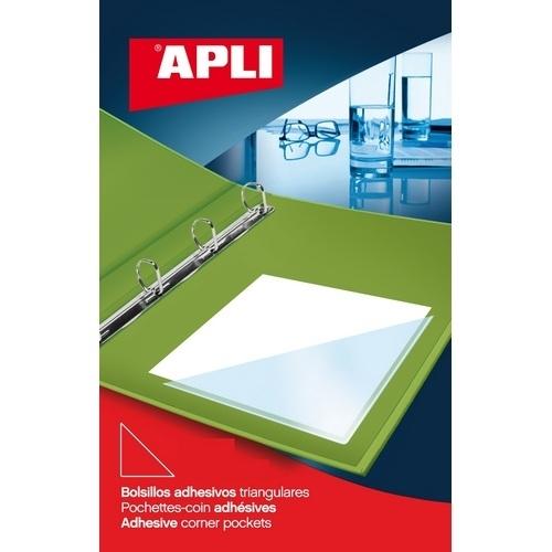 Apli Bolsillo Adhesivo Triangular 170x170 mm