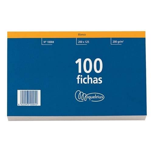 Miquel Rius Ficha Cartulina Rayado 100x150 mm