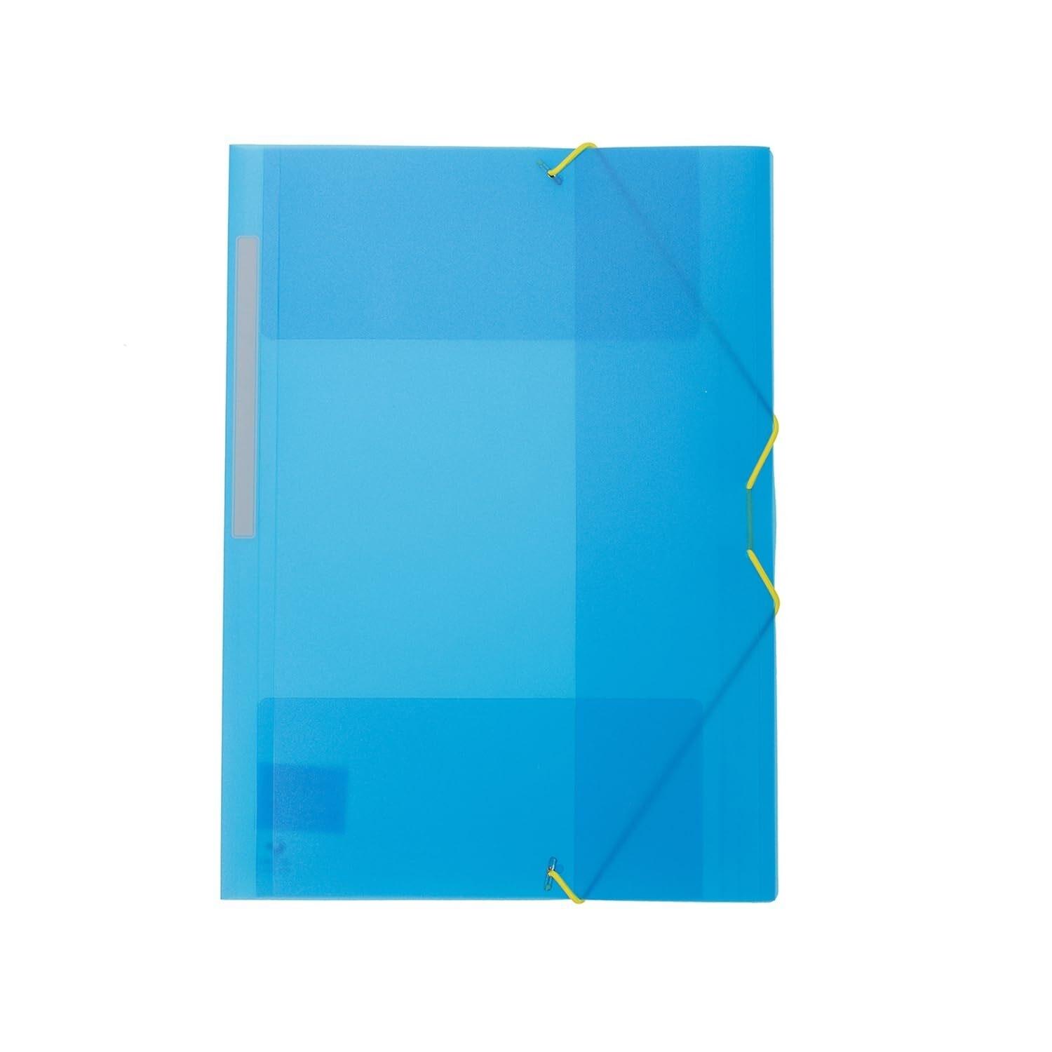 Grafoplás Carpeta Gomas Colorgraf Folio PP 3 Solapas Azul
