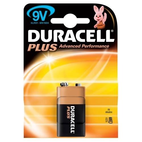 Duracell Plus 9V Pila Alcalina 6LP3146/MN1604