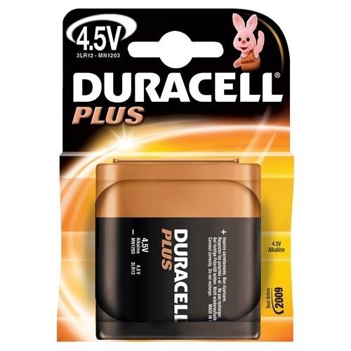 Duracell Plus 4.5V Pila Alcalina 3LR12/MN1203