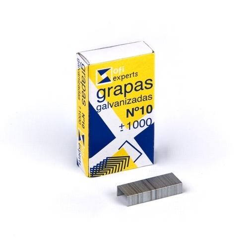OfiExperts Grapas Nº 10 Galvanizadas (1000 Uds.)