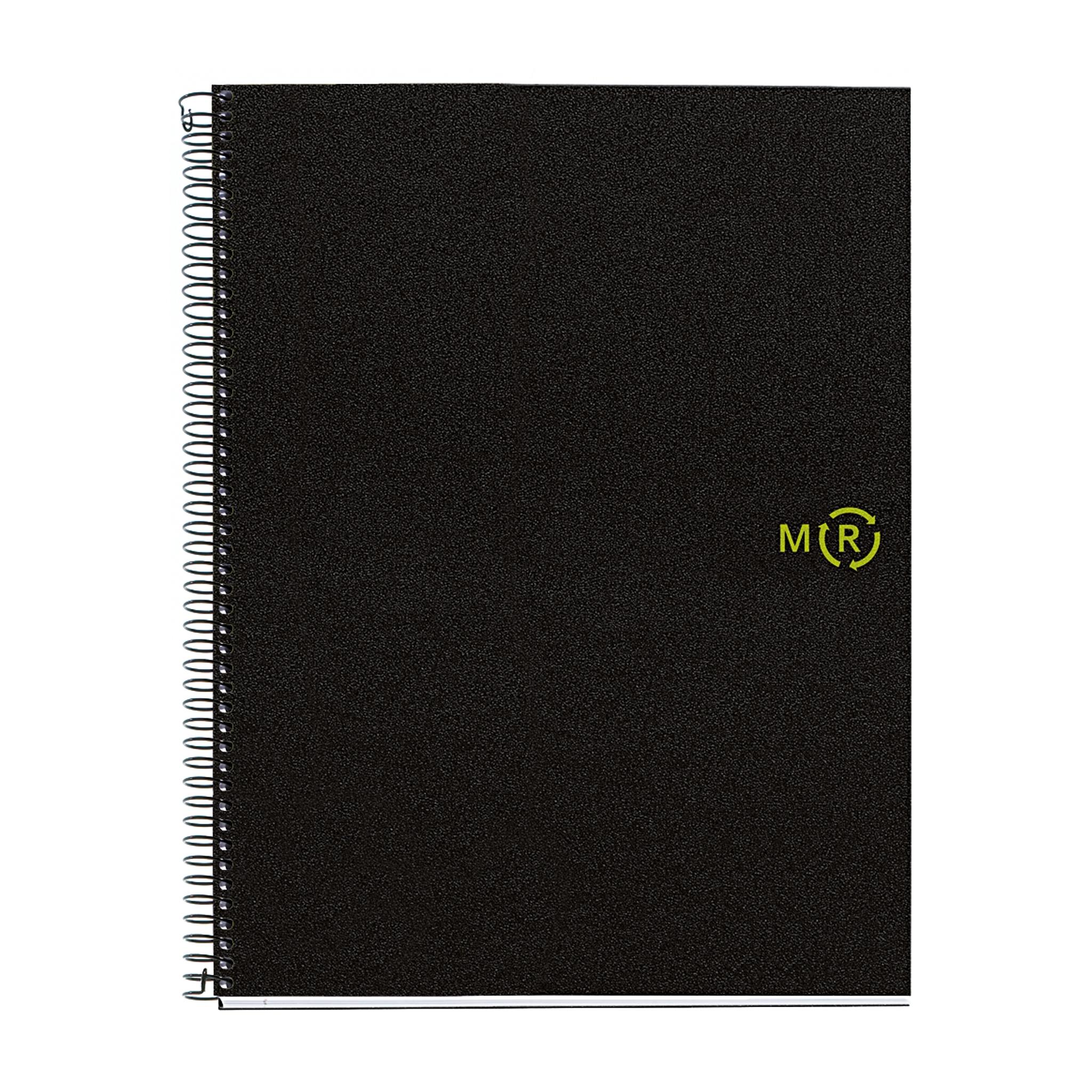 Miquelrius Libreta Espiral A4 Cuadrícula 5mm Tapa Polipropileno 120 Hojas 80g Reciclado
