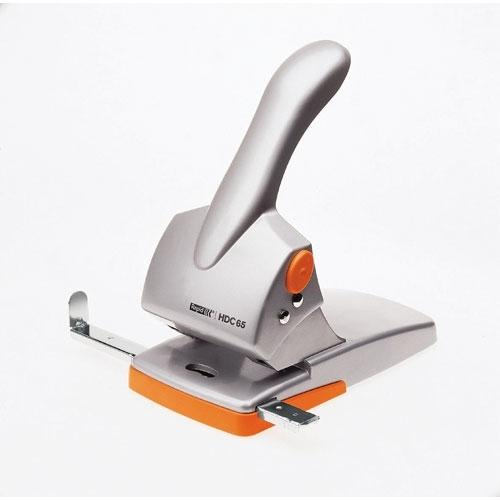 Rapid HDC65 Duax Taladro Gran Capacidad 65 Hojas Plata/Naranja