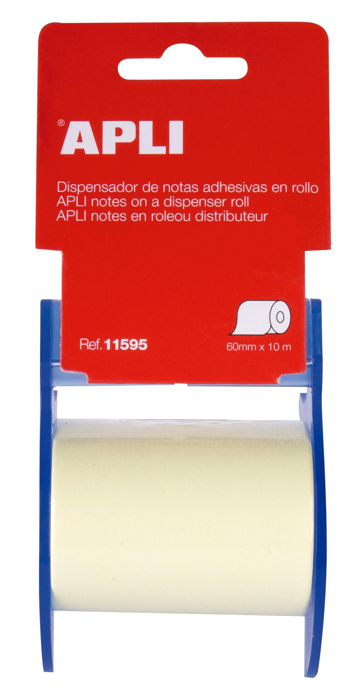 Apli Notas Adhesivas en Rollo 60 mm x 10 m