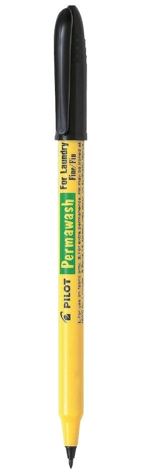 Pilot Permawash Rotulador Textil Permanente 1 mm Negro