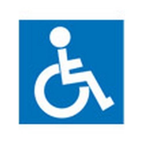 Apli Etiqueta Señalización Adhesiva "Inválidos"