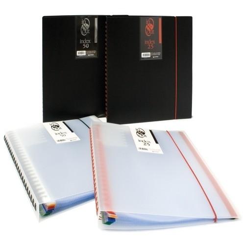 Das Grafoplas Carpeta 25 Fundas Extraíbles In&Out Index Nat