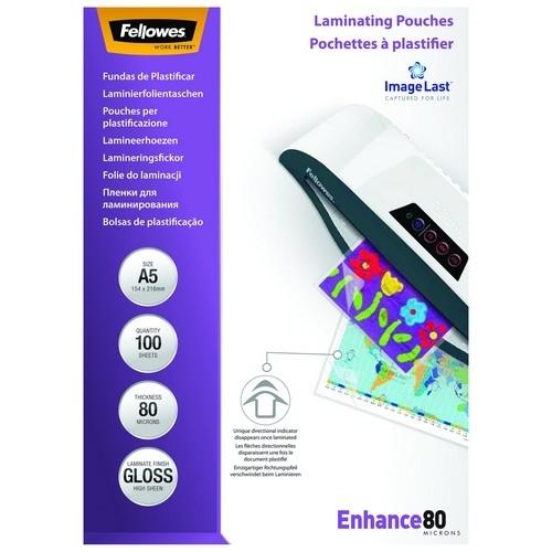 Fellowes Funda Plastificar A5 80 Micras (100)