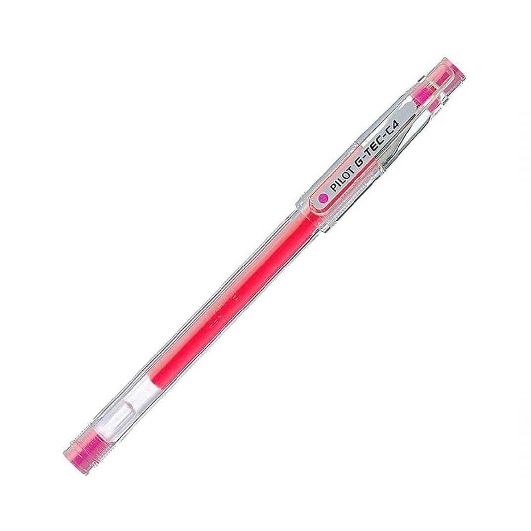Pilot G-Tec C4 Bolígrafo Gel Ultrafino 0,4mm Rosa