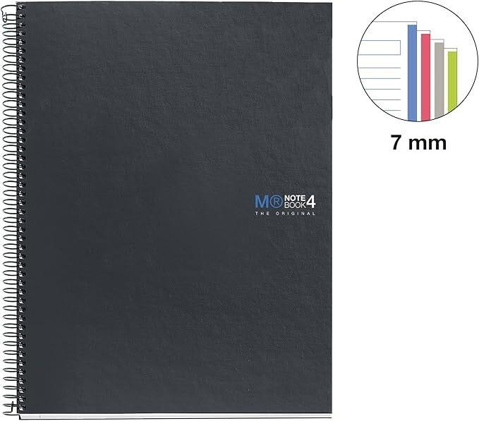 Miquelrius Libreta Espiral A5 Rayado Tapa Cartón 160 Hojas 70g