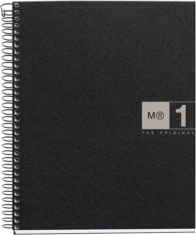 Miquelrius Libreta Espiral A5 Cuadrícula 5mm Tapa Polipropileno 80 Hojas 70g