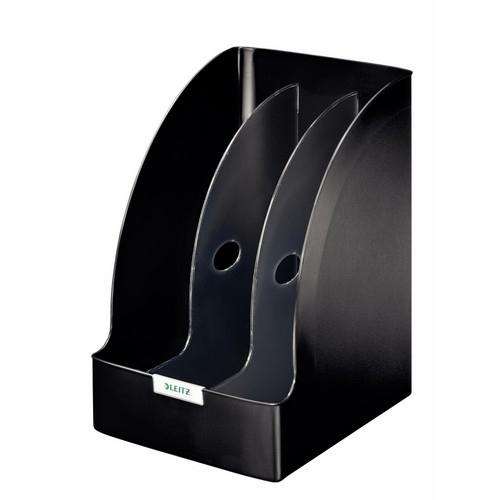Leitz Revistero Jumbo Plus Con Separadores Negro