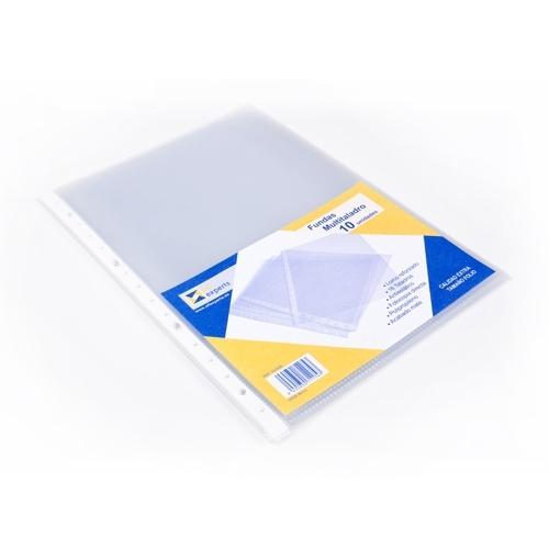 Grafoplás Fundas Multitaladro Folio Polipropileno (10 Uds.)