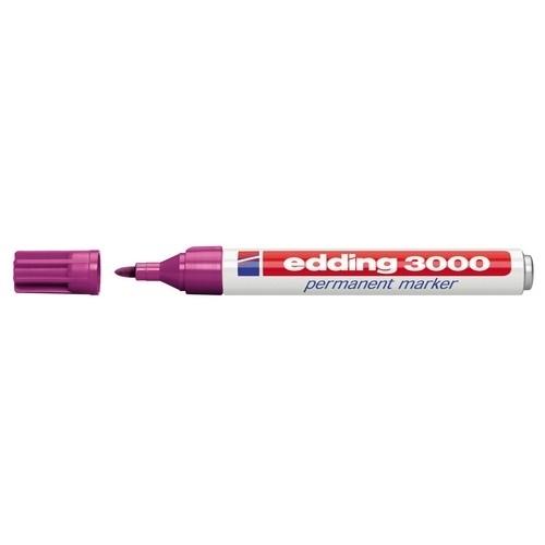 Edding 3000 Marcador Permanente Punta Redonda 1,5-3 mm Magenta
