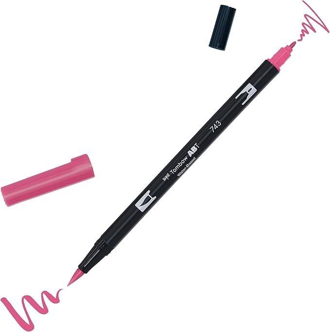 Tombow Rotulador Doble Punta 743