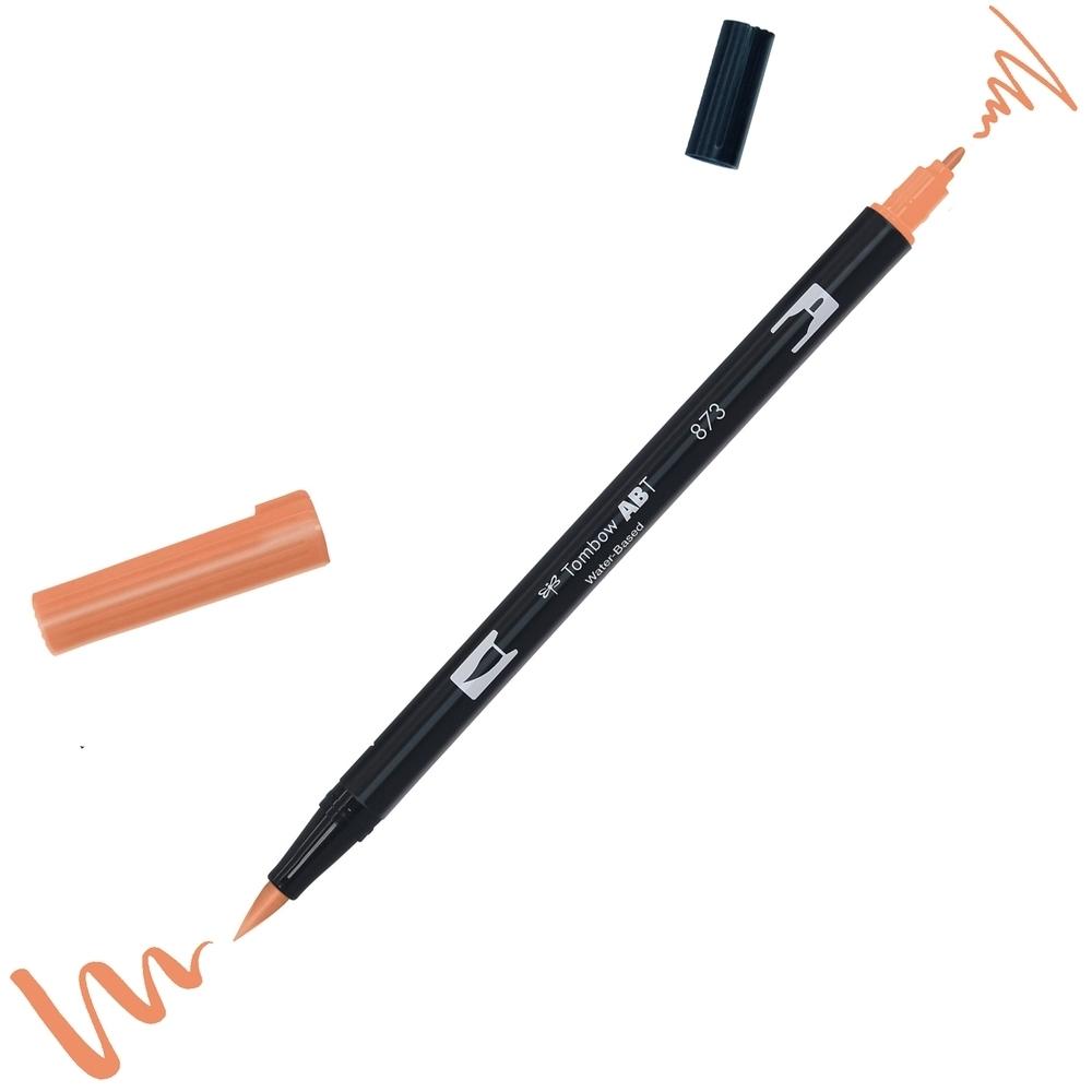Tombow Rotulador Dual Brush Pen 873 Coral Doble Punta